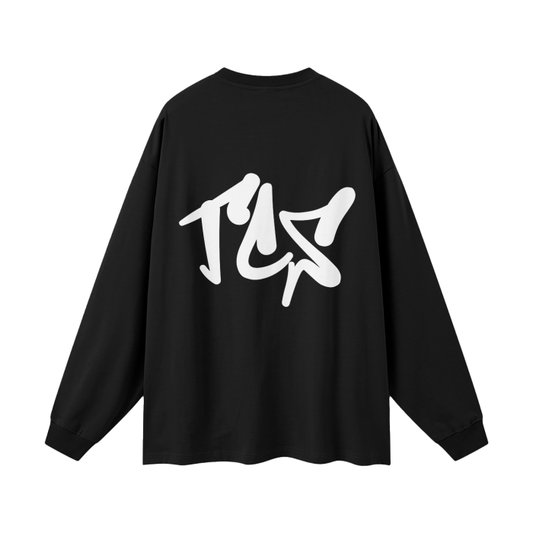 Streetwear Unisex 305G FOG 100% Cotton Long Sleeve Tee